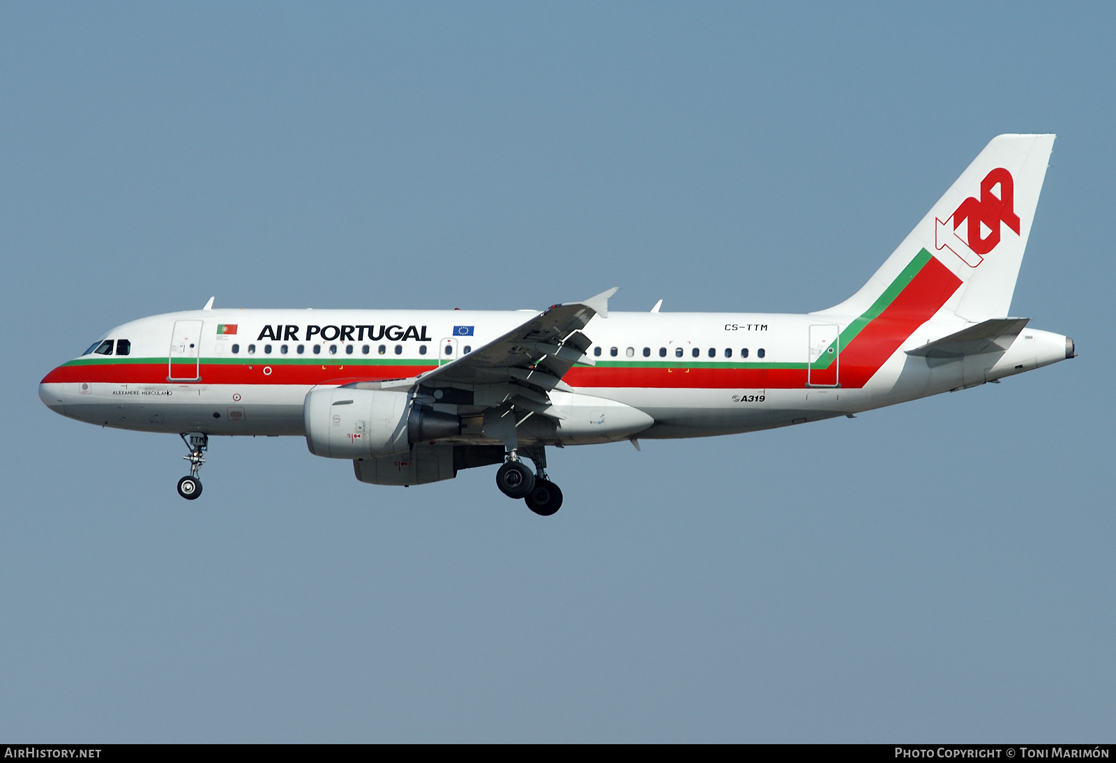 Aircraft Photo of CS-TTM | Airbus A319-111 | TAP Air Portugal | AirHistory.net #566158