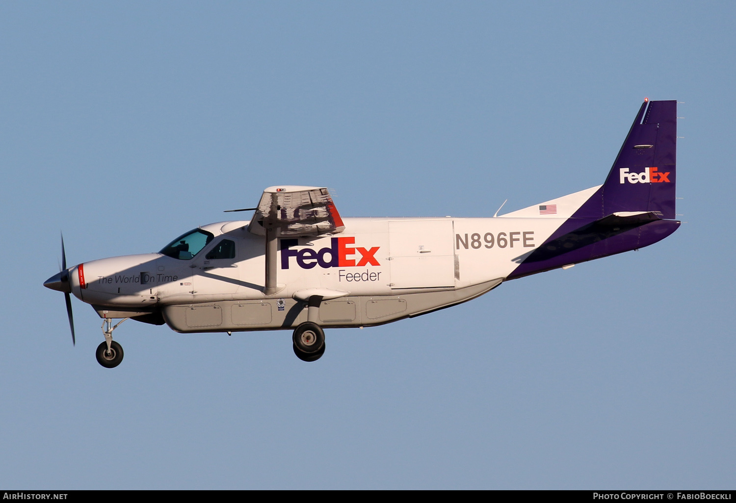 Aircraft Photo of N896FE | Cessna 208B Super Cargomaster | FedEx Feeder | AirHistory.net #566159