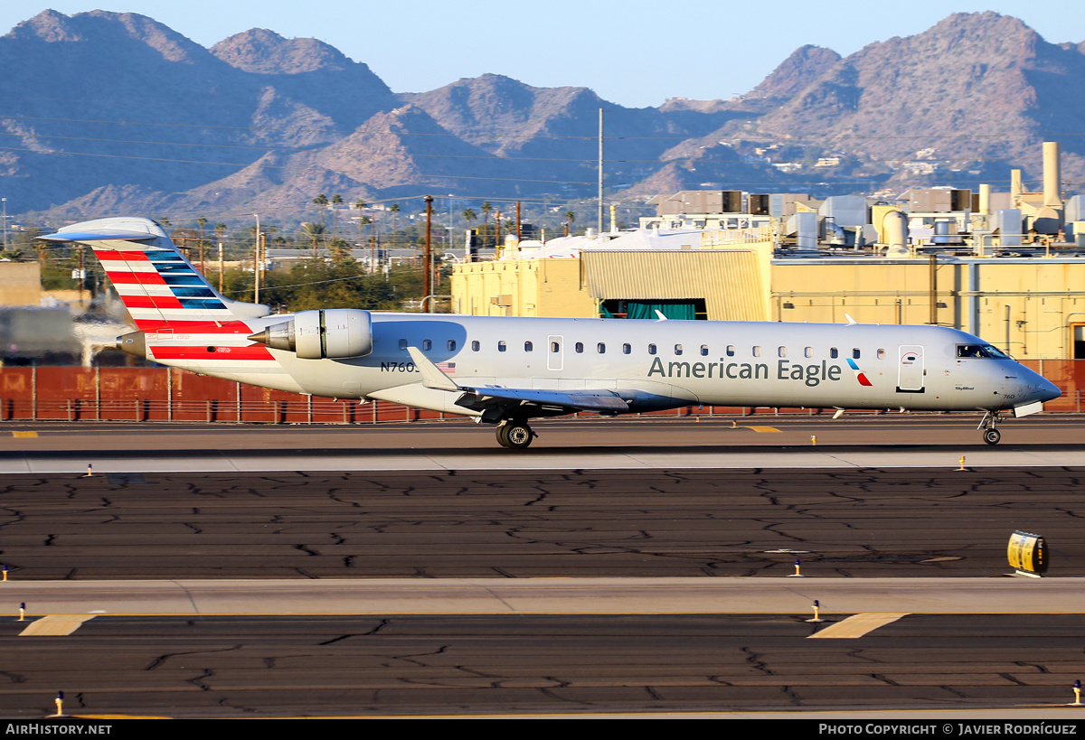 Aircraft Photo of N760SK | Bombardier CRJ-701ER (CL-600-2C10) | American Eagle | AirHistory.net #566166