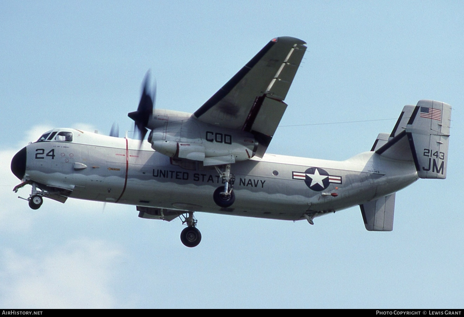 Aircraft Photo of 162143 | Grumman C-2A Greyhound | USA - Navy | AirHistory.net #566170