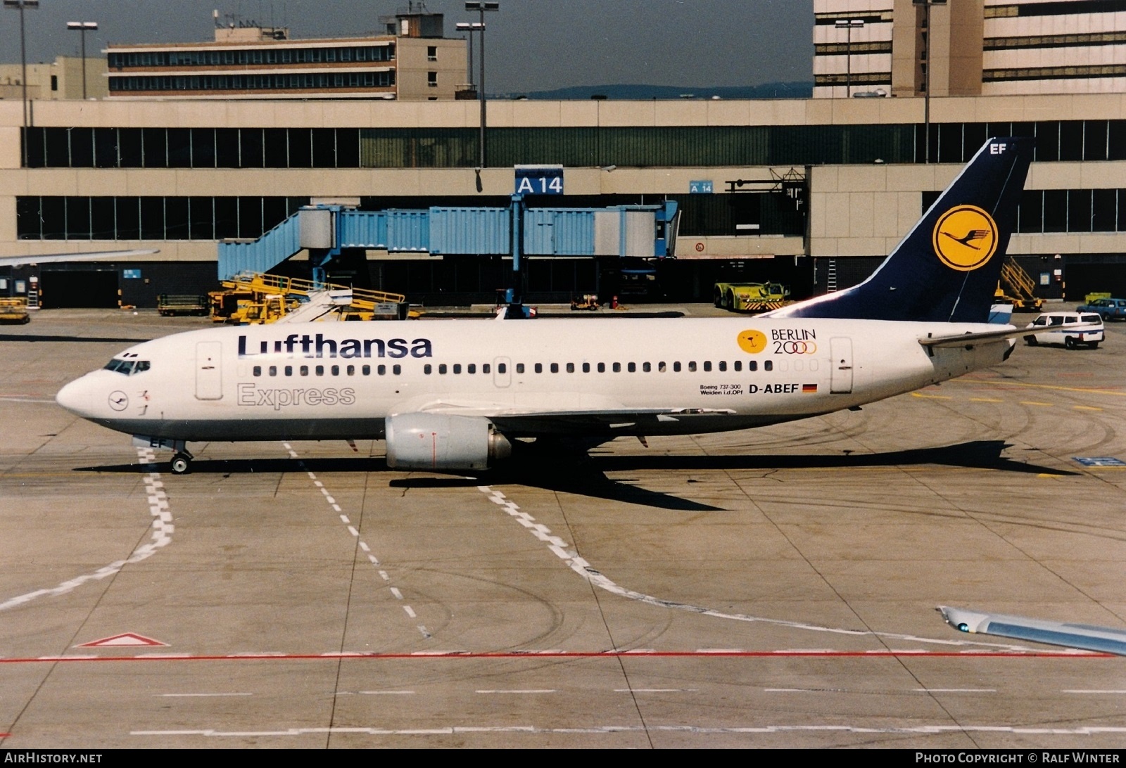 Aircraft Photo of D-ABEF | Boeing 737-330 | Lufthansa Express | AirHistory.net #566171