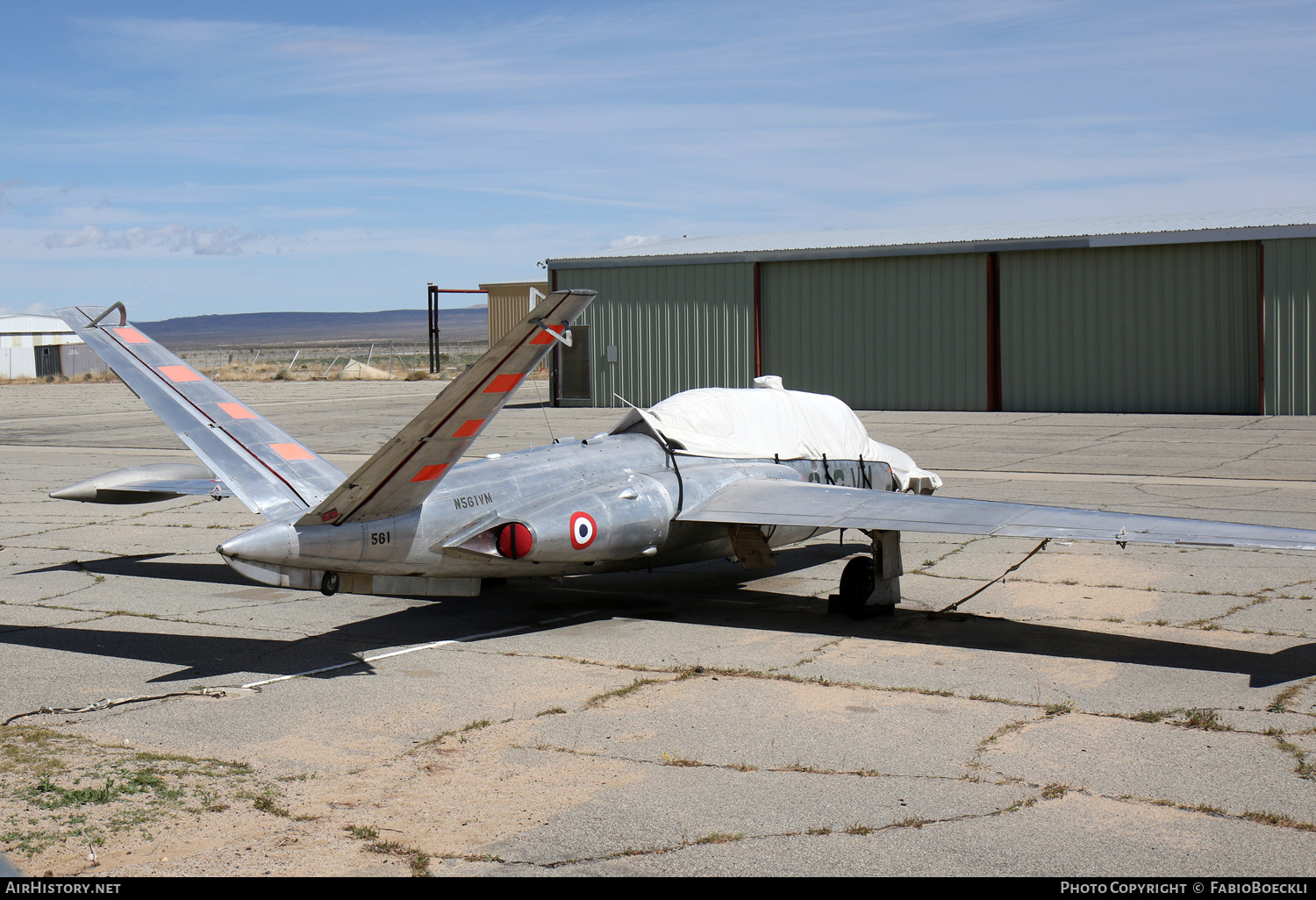 Aircraft Photo of N561VM | Fouga CM-170 Magister | France - Air Force | AirHistory.net #566173