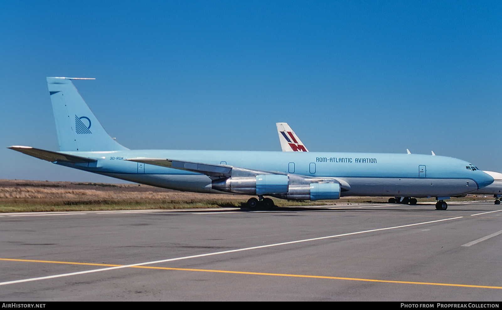 Aircraft Photo of 3D-ROK | Boeing 707-323C | Rom-Atlantic Aviation | AirHistory.net #566211