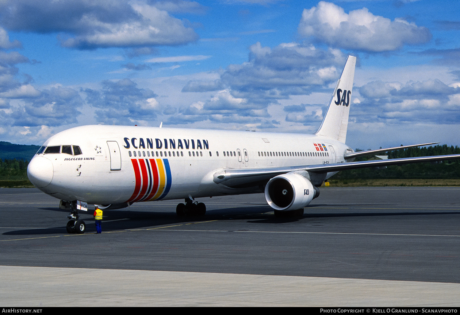 Aircraft Photo of LN-RCH | Boeing 767-383/ER | Scandinavian Airlines - SAS | AirHistory.net #566219