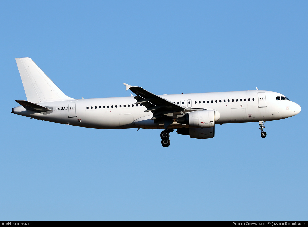 Aircraft Photo of ES-SAO | Airbus A320-214 | AirHistory.net #566243