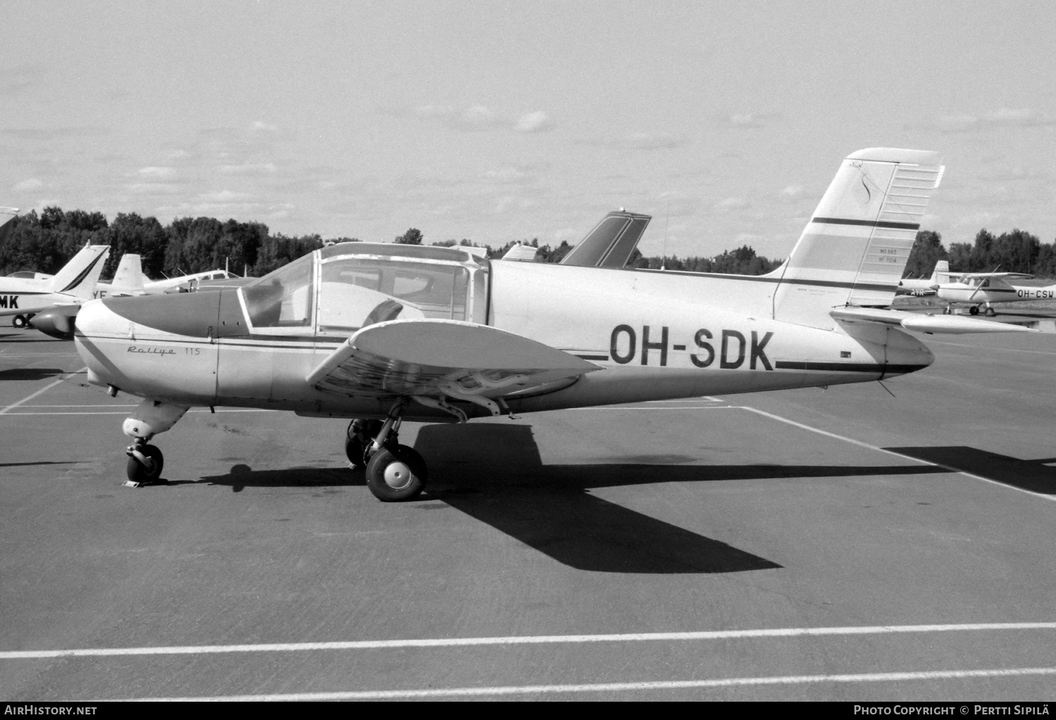 Aircraft Photo of OH-SDK | Socata MS-883 Rallye 115 | AirHistory.net #566250