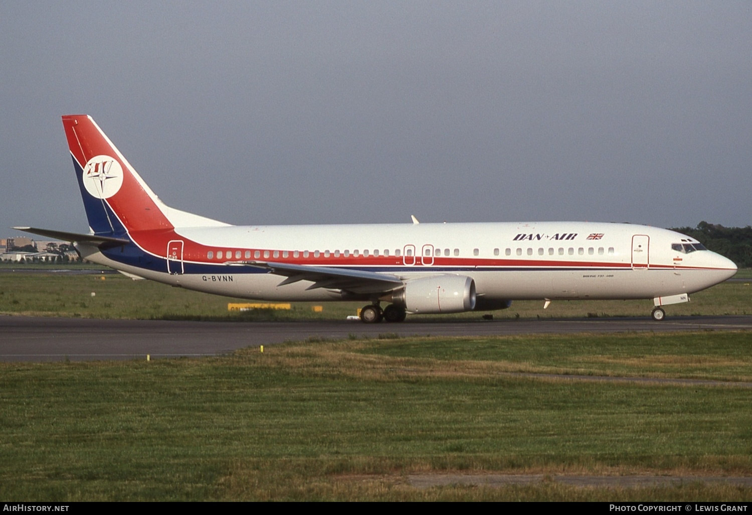 Aircraft Photo of G-BVNN | Boeing 737-4S3 | Dan-Air London | AirHistory.net #566266