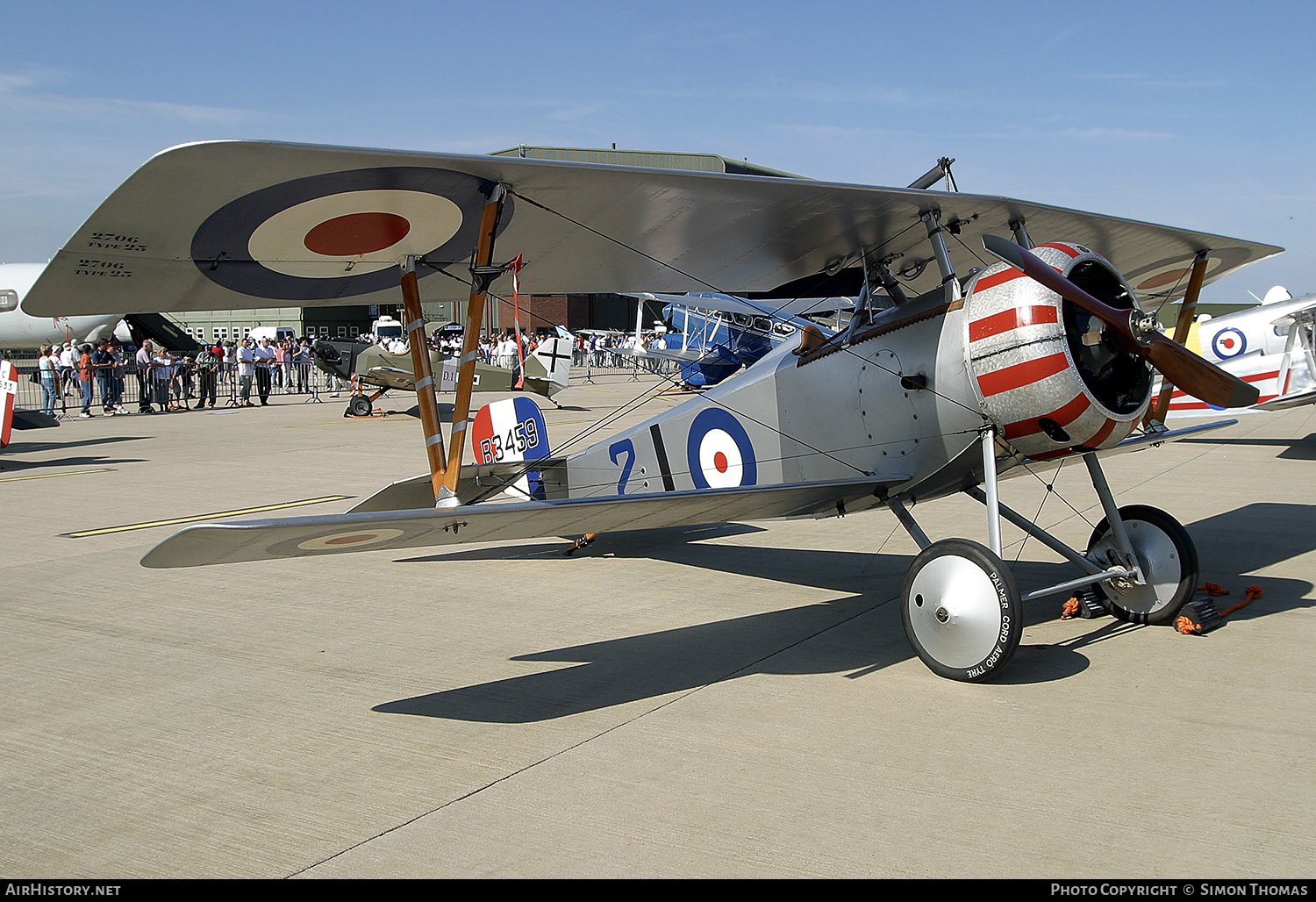 Aircraft Photo of G-BWMJ / B3459 | Nieuport 17/23 Scout (replica) | France - Air Force | AirHistory.net #566344