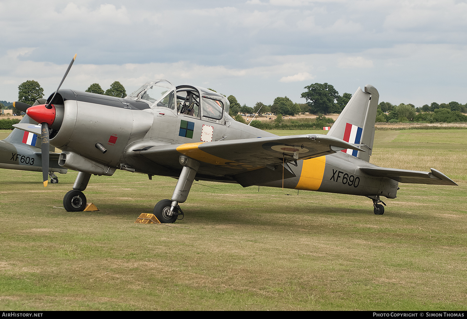 Aircraft Photo of G-MOOS / XF690 | Percival P.56 Provost T1 | UK - Air Force | AirHistory.net #566350