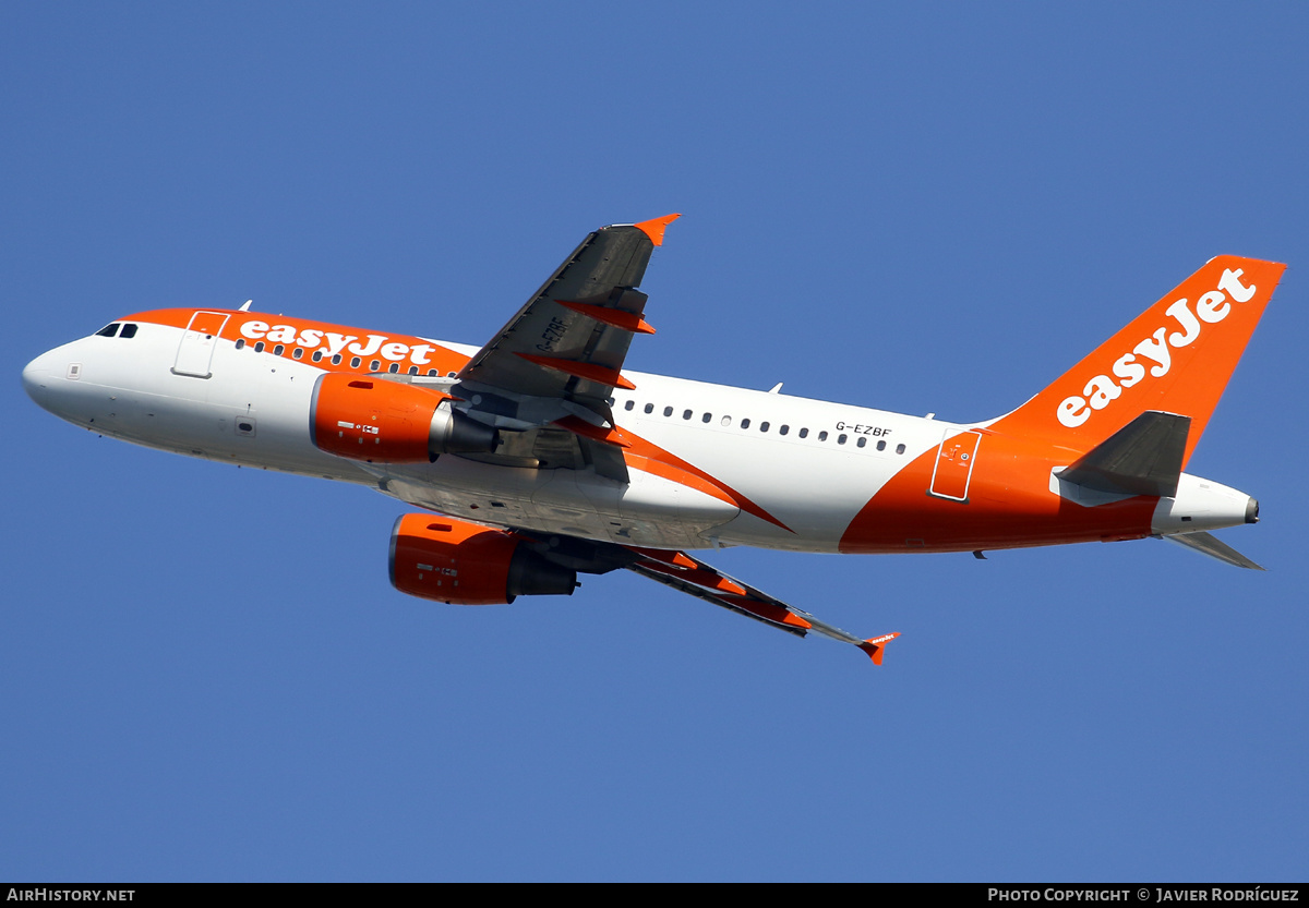 Aircraft Photo of G-EZBF | Airbus A319-111 | EasyJet | AirHistory.net #566356