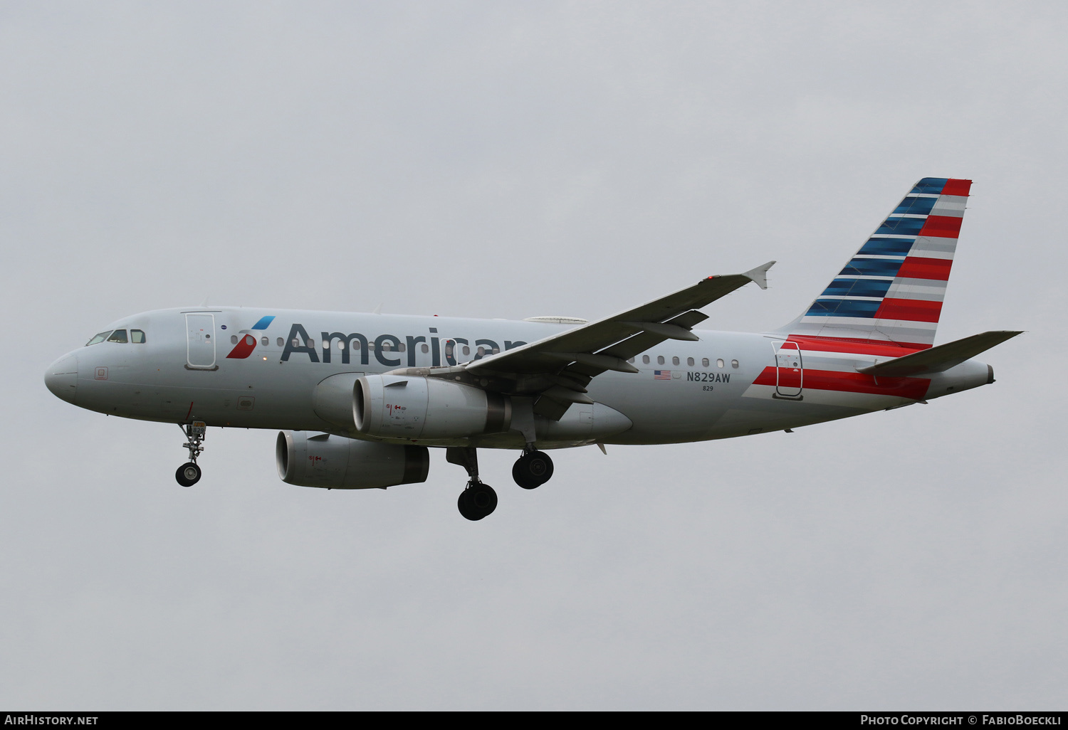 Aircraft Photo of N829AW | Airbus A319-132 | American Airlines | AirHistory.net #566366