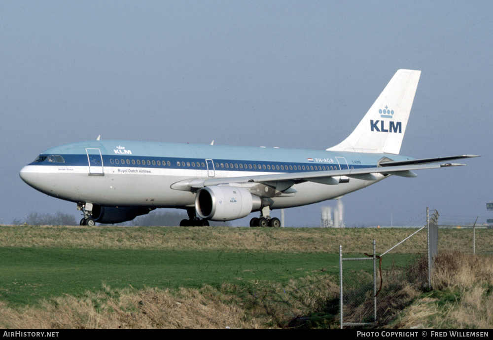 Aircraft Photo of PH-AGB | Airbus A310-203 | KLM - Royal Dutch Airlines | AirHistory.net #566371