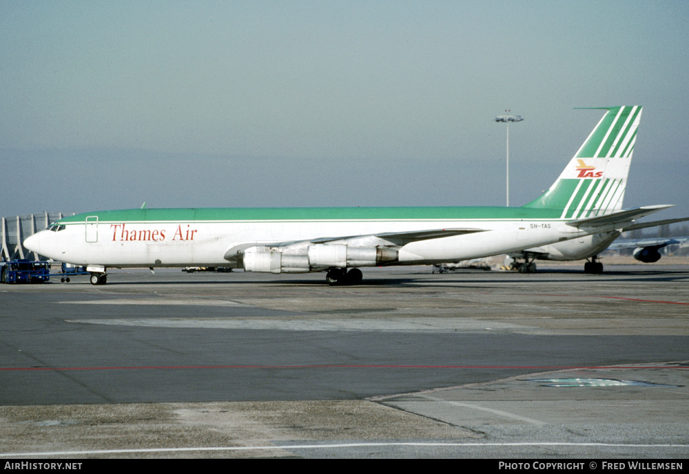 Aircraft Photo of 5N-TAS | Boeing 707-321C | Thames Air | AirHistory.net #566379