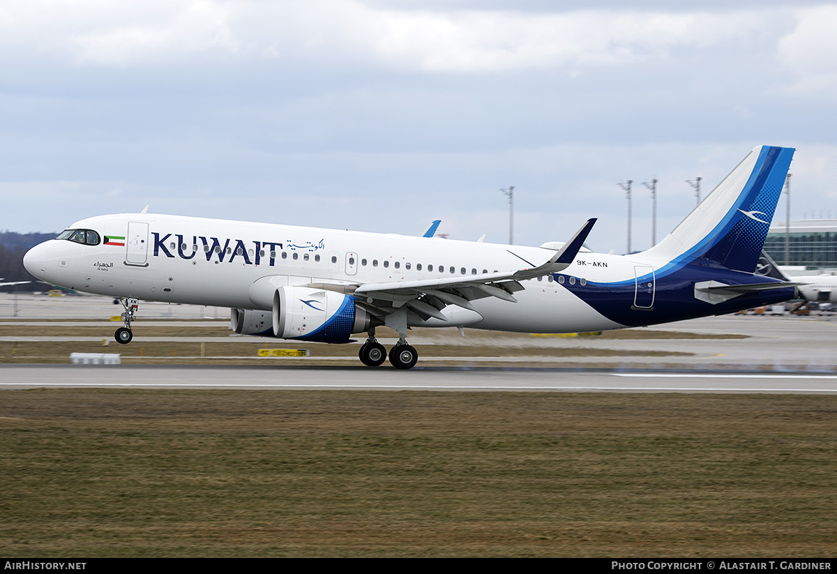 Aircraft Photo of 9K-AKN | Airbus A320-251N | Kuwait Airways | AirHistory.net #566390