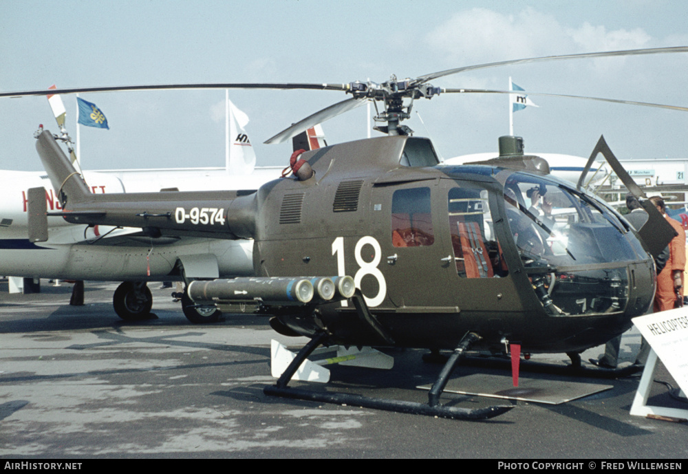 Aircraft Photo of D-9574 | MBB BO-105C | MBB | AirHistory.net #566400