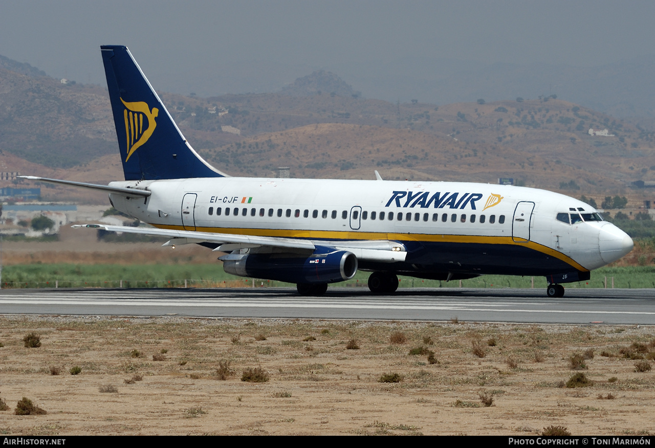 Aircraft Photo of EI-CJF | Boeing 737-204/Adv | Ryanair | AirHistory.net #566408