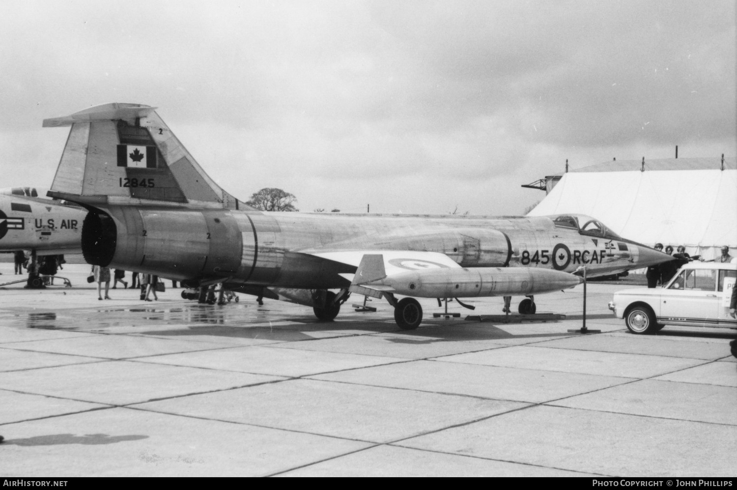 Aircraft Photo of 12845 | Lockheed CF-104D Starfighter | Canada - Air Force | AirHistory.net #566417