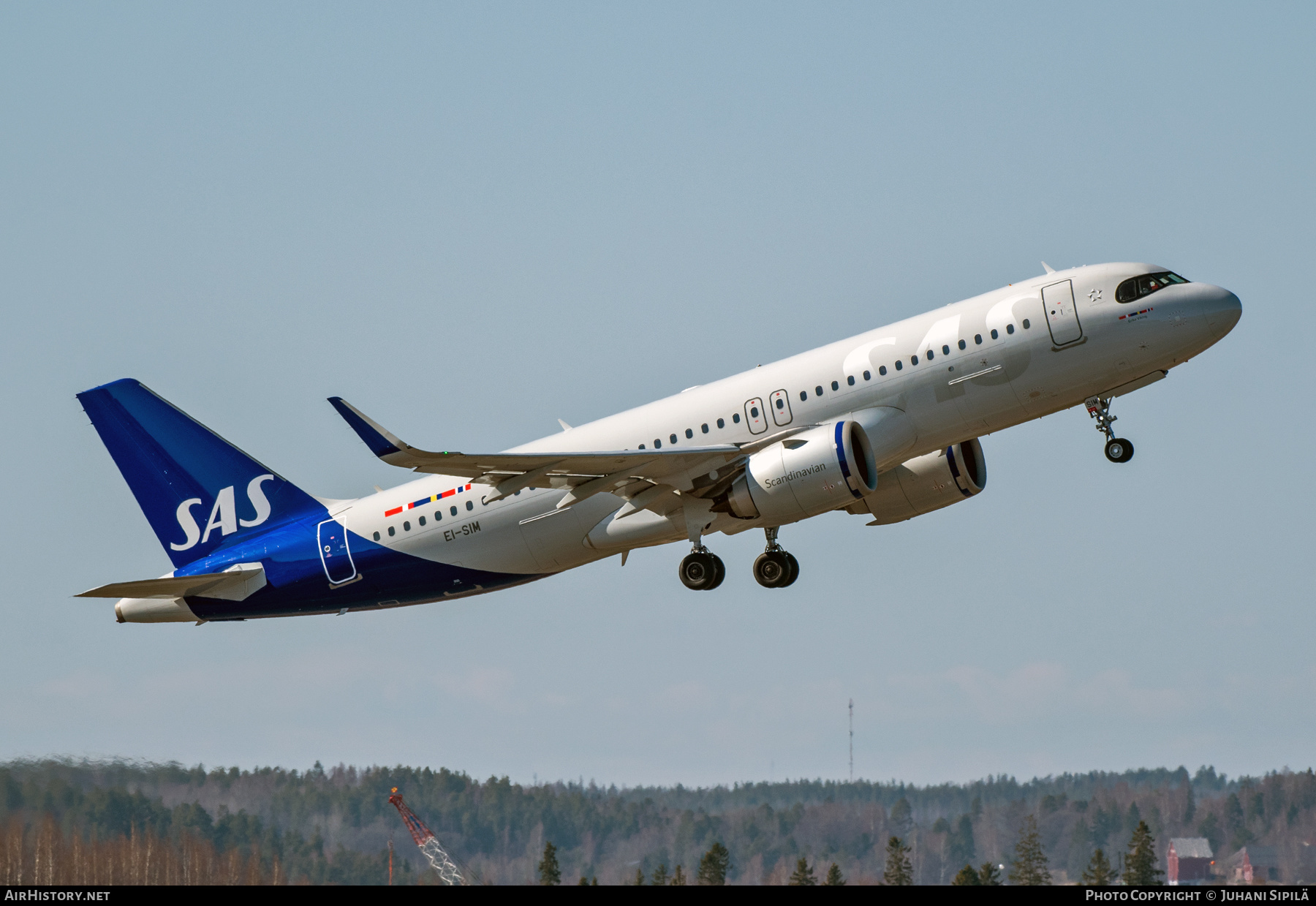 Aircraft Photo of EI-SIM | Airbus A320-251N | Scandinavian Airlines - SAS | AirHistory.net #566419