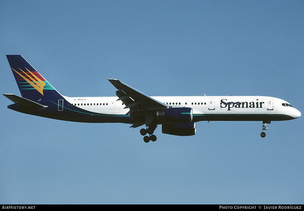 Aircraft Photo of G-MCEA | Boeing 757-225 | Spanair | AirHistory.net #566424