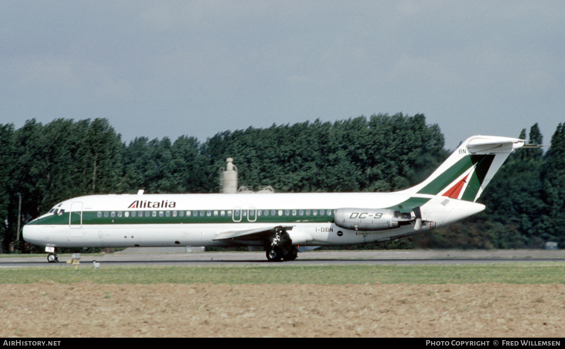 Aircraft Photo of I-DIBN | McDonnell Douglas DC-9-32 | Alitalia | AirHistory.net #566446