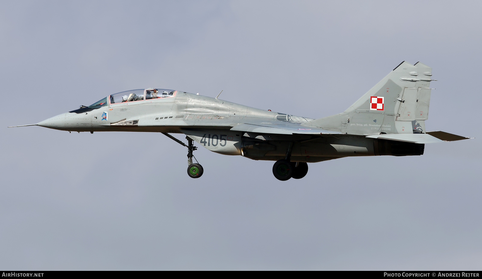 Aircraft Photo of 4105 | Mikoyan-Gurevich MiG-29GT (9-51) | Poland - Air Force | AirHistory.net #566460