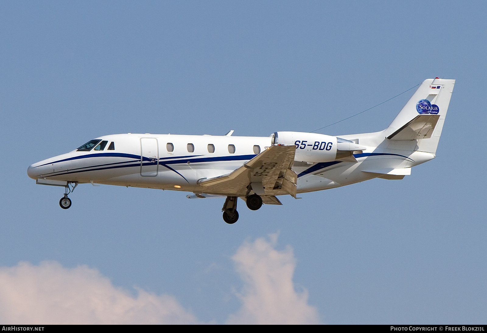 Aircraft Photo of S5-BDG | Cessna 560XL Citation Excel | Solaris Aviation | AirHistory.net #566464