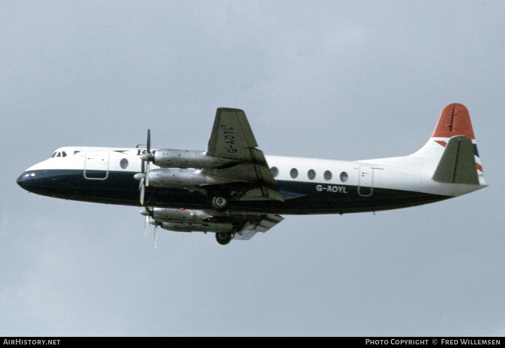 Aircraft Photo of G-AOYL | Vickers 806 Viscount | British Airways | AirHistory.net #566469