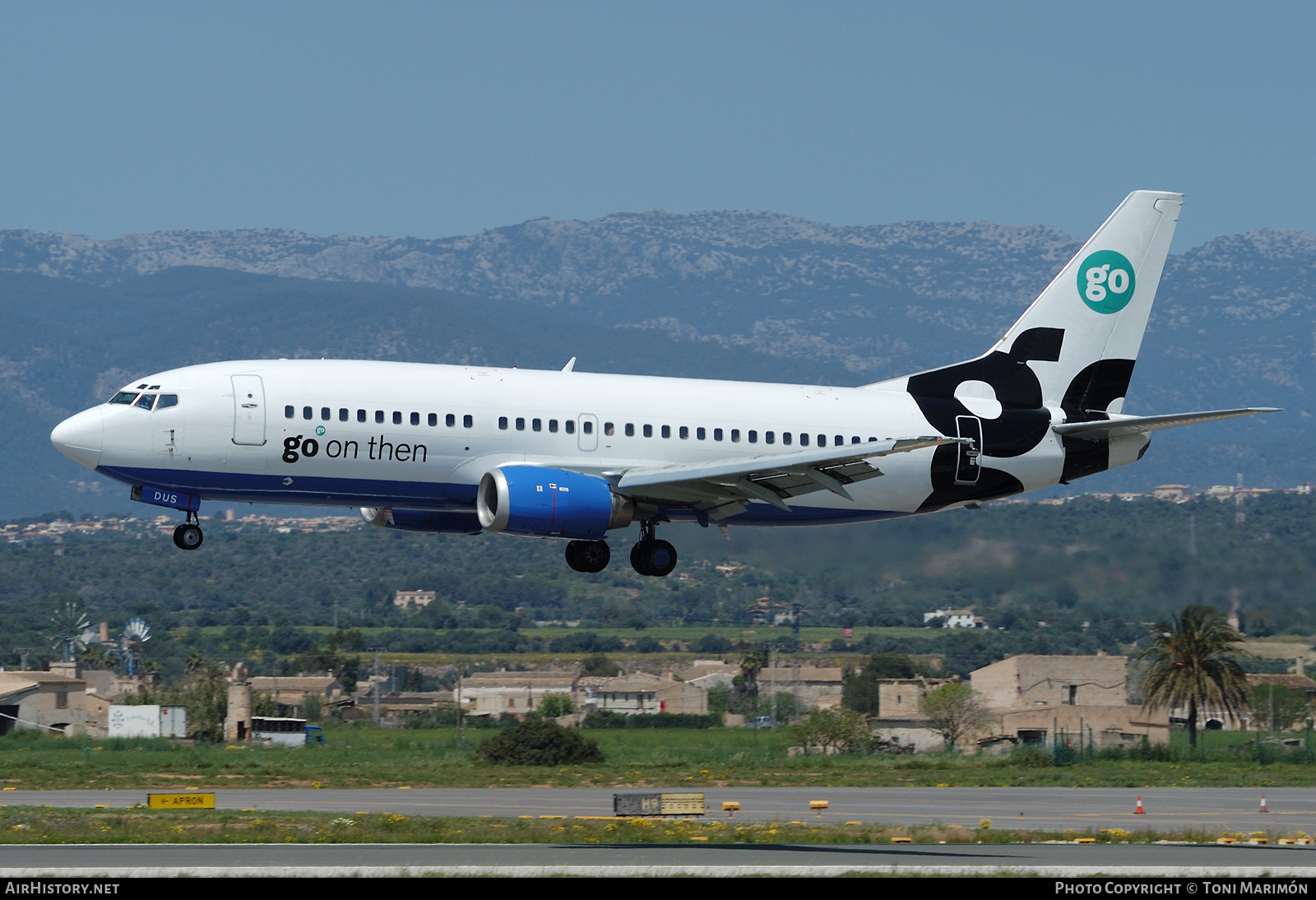 Aircraft Photo of G-ODUS | Boeing 737-36Q | Go Fly | AirHistory.net #566477