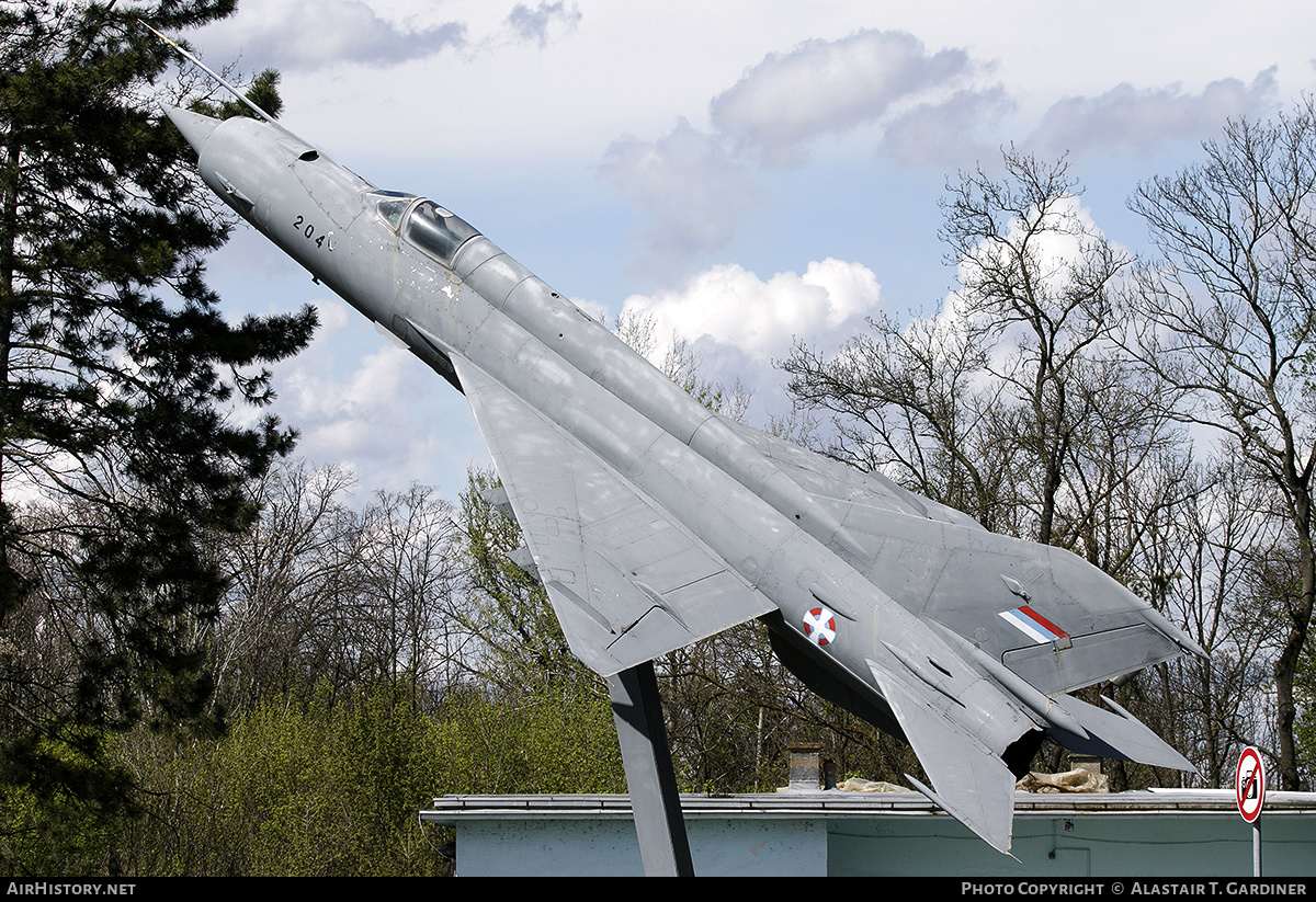 Aircraft Photo of 22813 | Mikoyan-Gurevich MiG-21M | Serbia - Air Force | AirHistory.net #566491