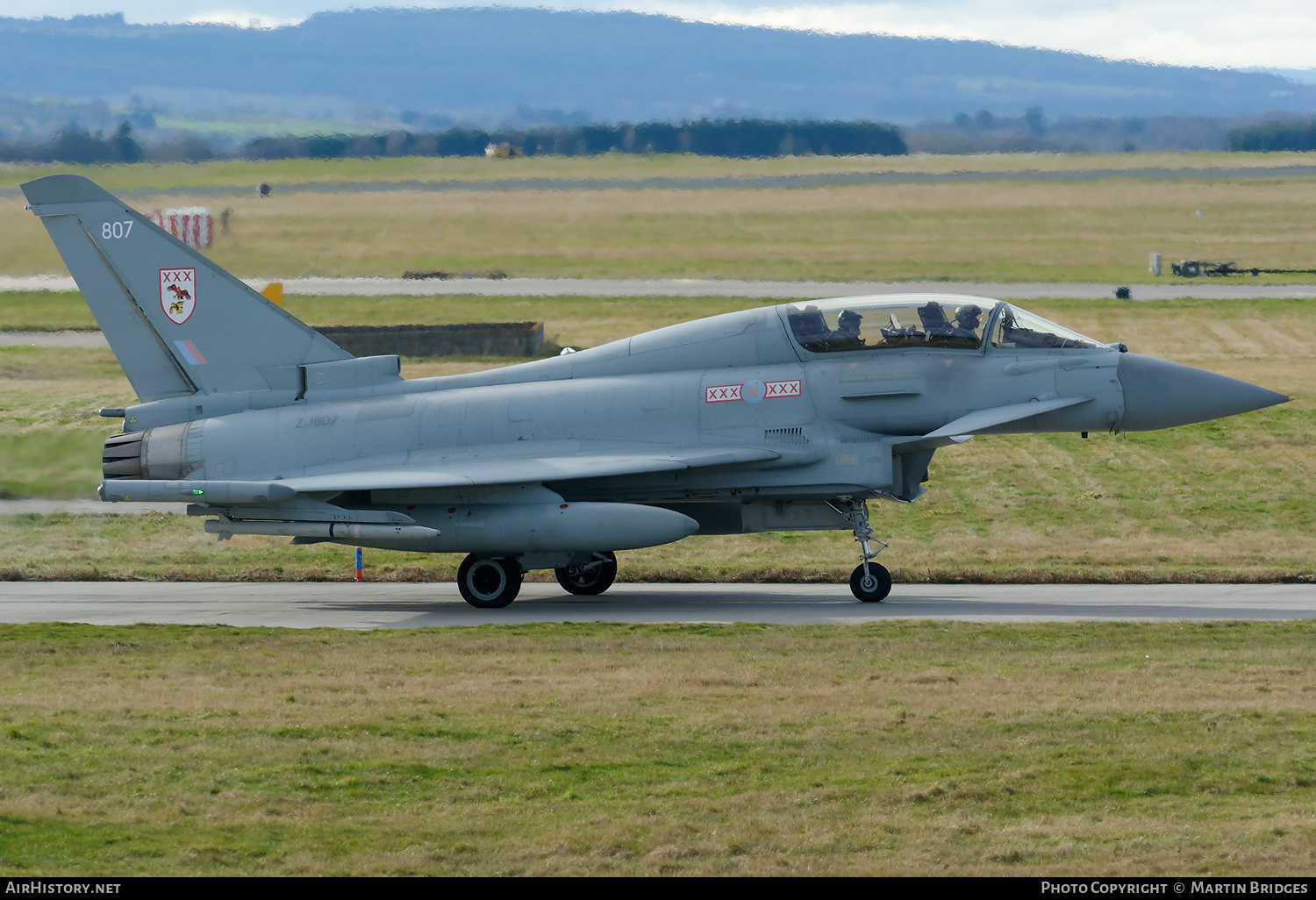 Aircraft Photo of ZJ807 | Eurofighter EF-2000 Typhoon T3 | UK - Air Force | AirHistory.net #566503