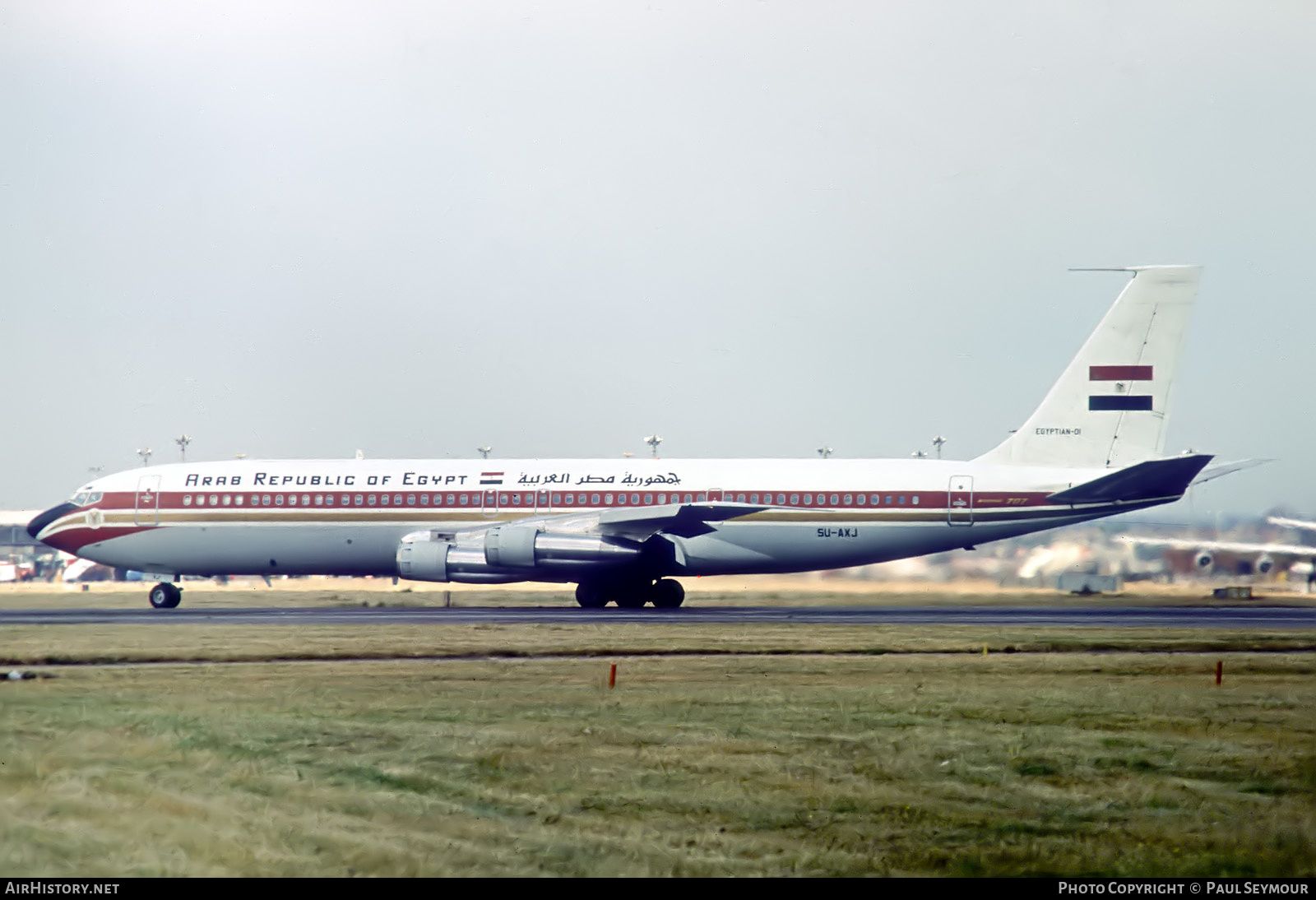 Aircraft Photo of SU-AXJ | Boeing 707-366C | Arab Republic of Egypt | AirHistory.net #566555