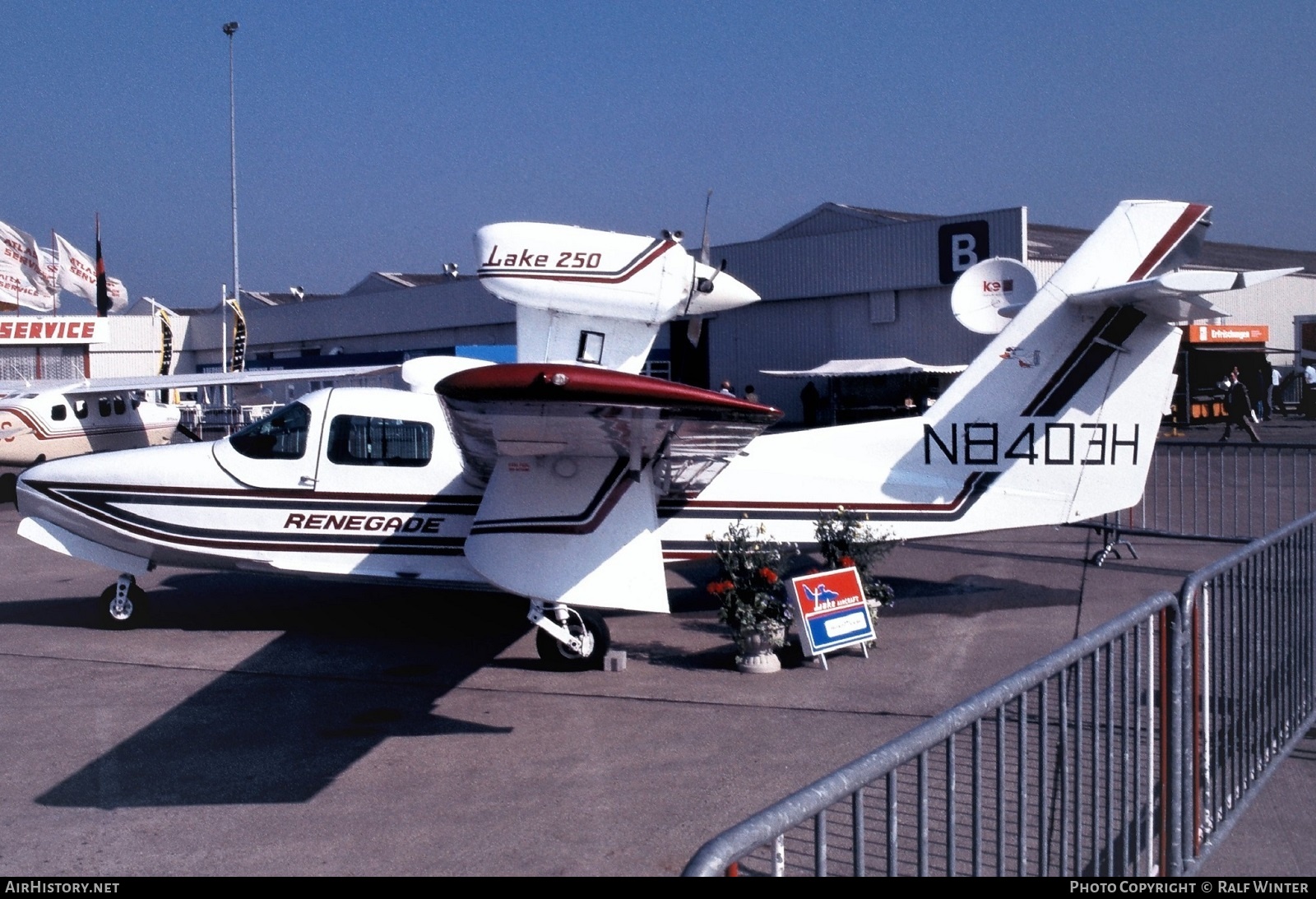 Aircraft Photo of N8403H | Lake LA-250 Renegade | AirHistory.net #566559