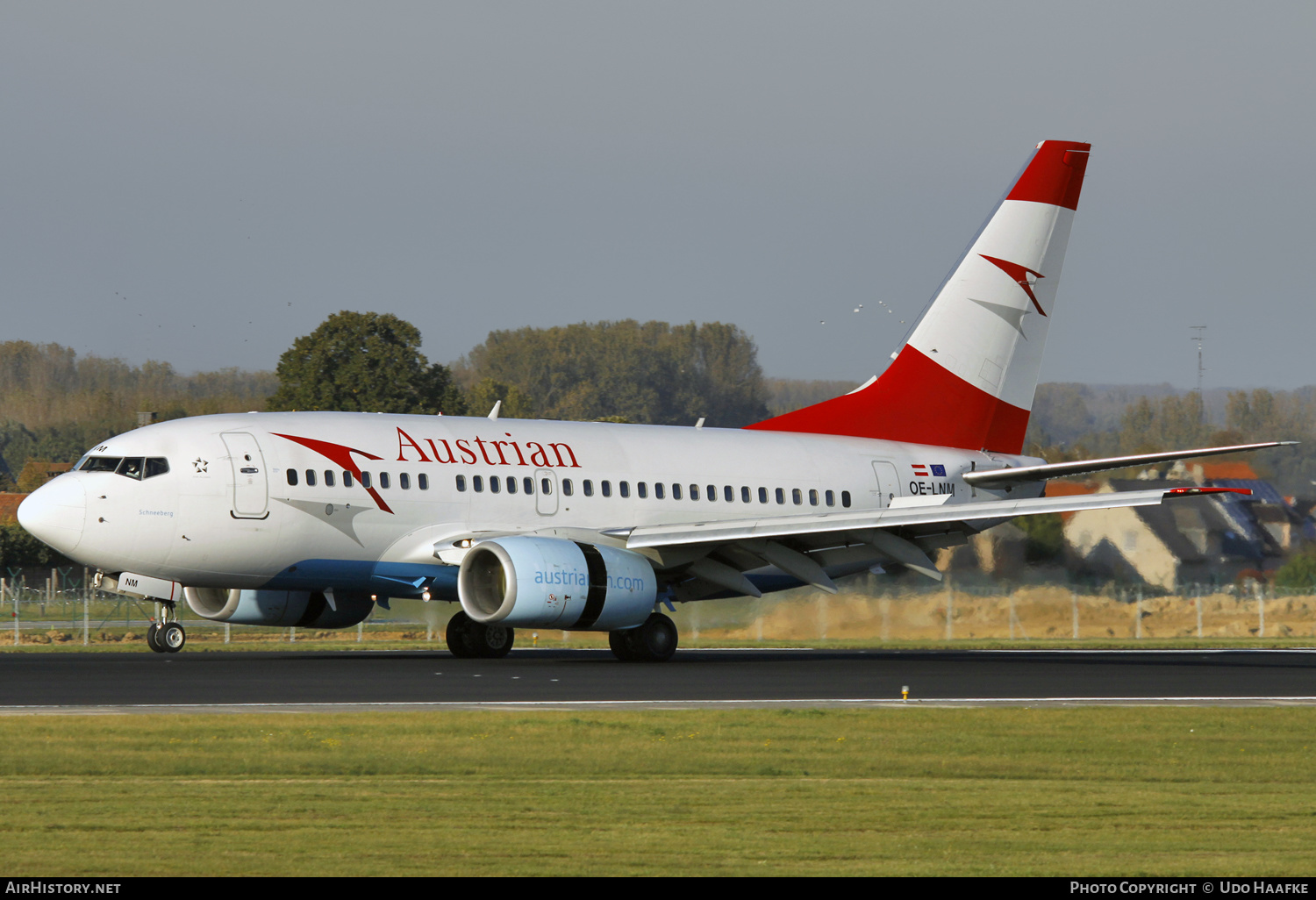 Aircraft Photo of OE-LNM | Boeing 737-6Z9 | Austrian Airlines | AirHistory.net #566562