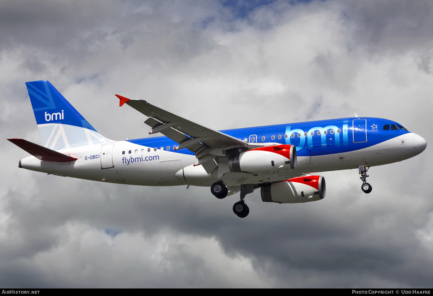 Aircraft Photo of G-DBCI | Airbus A319-132 | BMI - British Midland International | AirHistory.net #566568