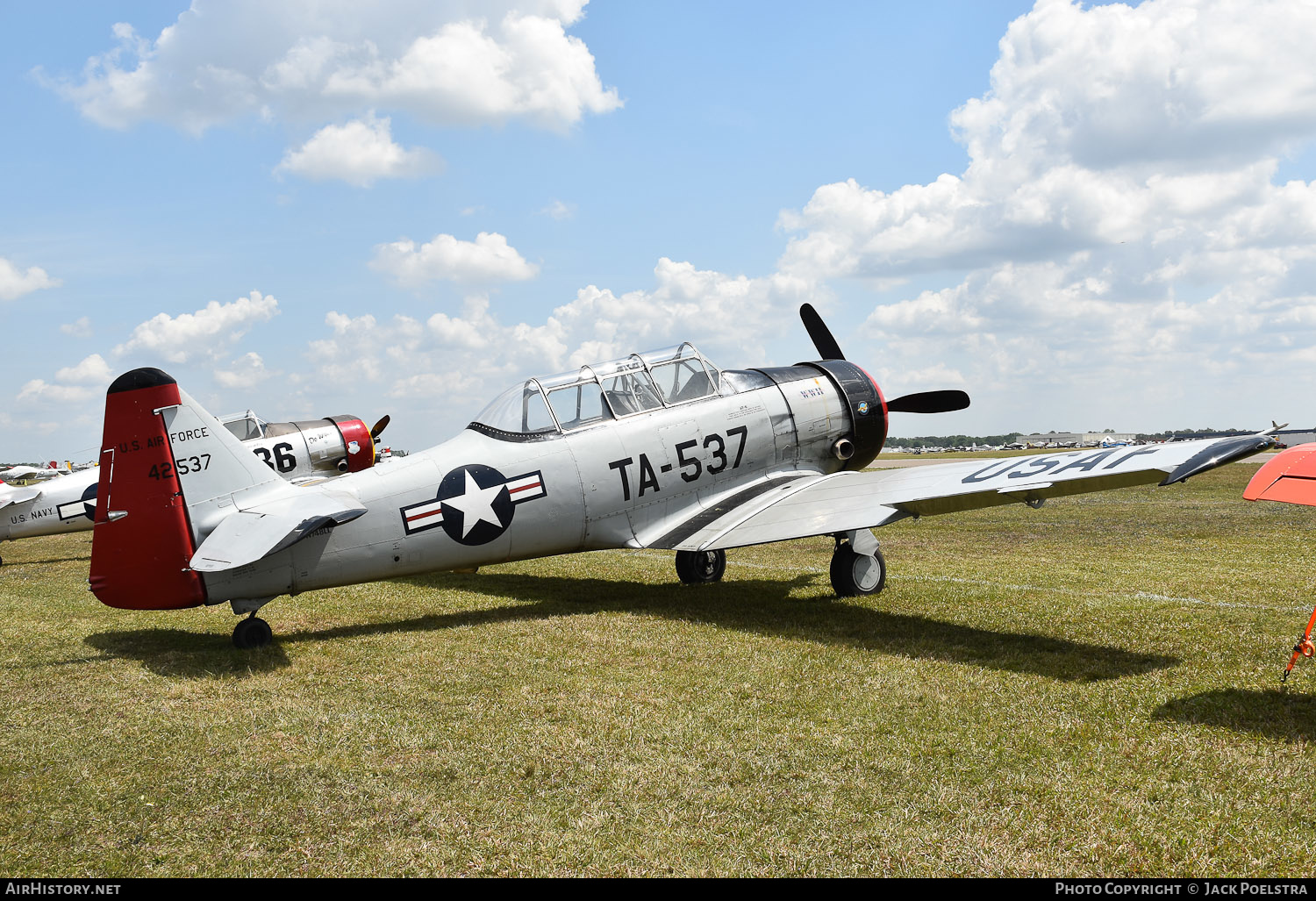 Aircraft Photo of N748LL / 42537 | North American AT-6F Texan | USA - Air Force | AirHistory.net #566571