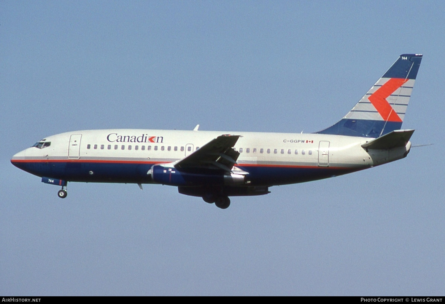 Aircraft Photo of C-GGPW | Boeing 737-275/Adv | Canadian Airlines | AirHistory.net #566606