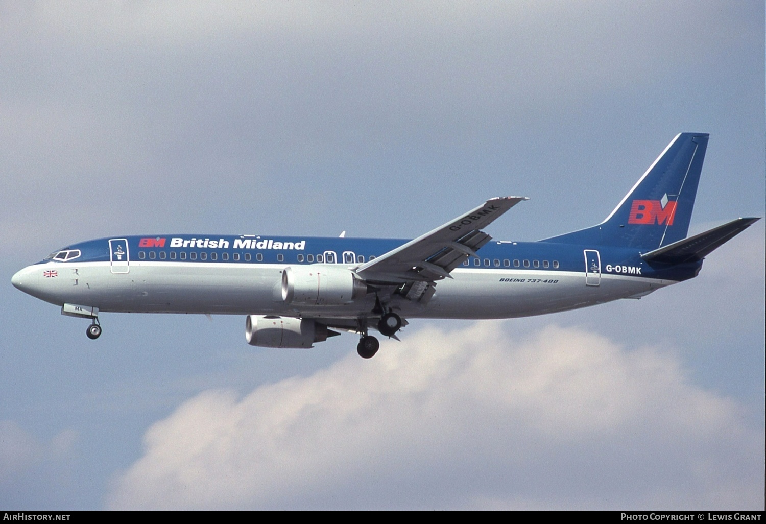 Aircraft Photo of G-OBMK | Boeing 737-4Q8 | British Midland Airways - BMA | AirHistory.net #566613