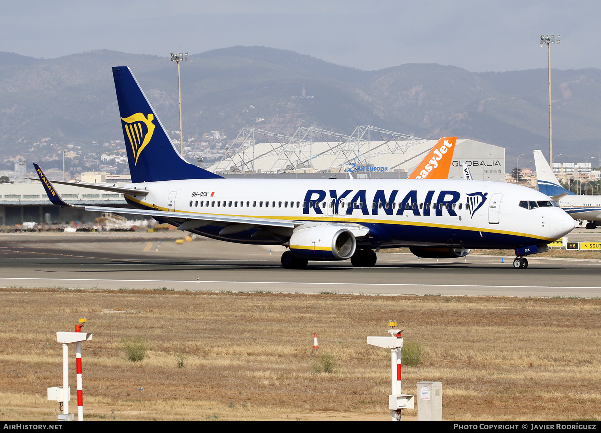 Aircraft Photo of 9H-QCK | Boeing 737-8AS | Ryanair | AirHistory.net #566616