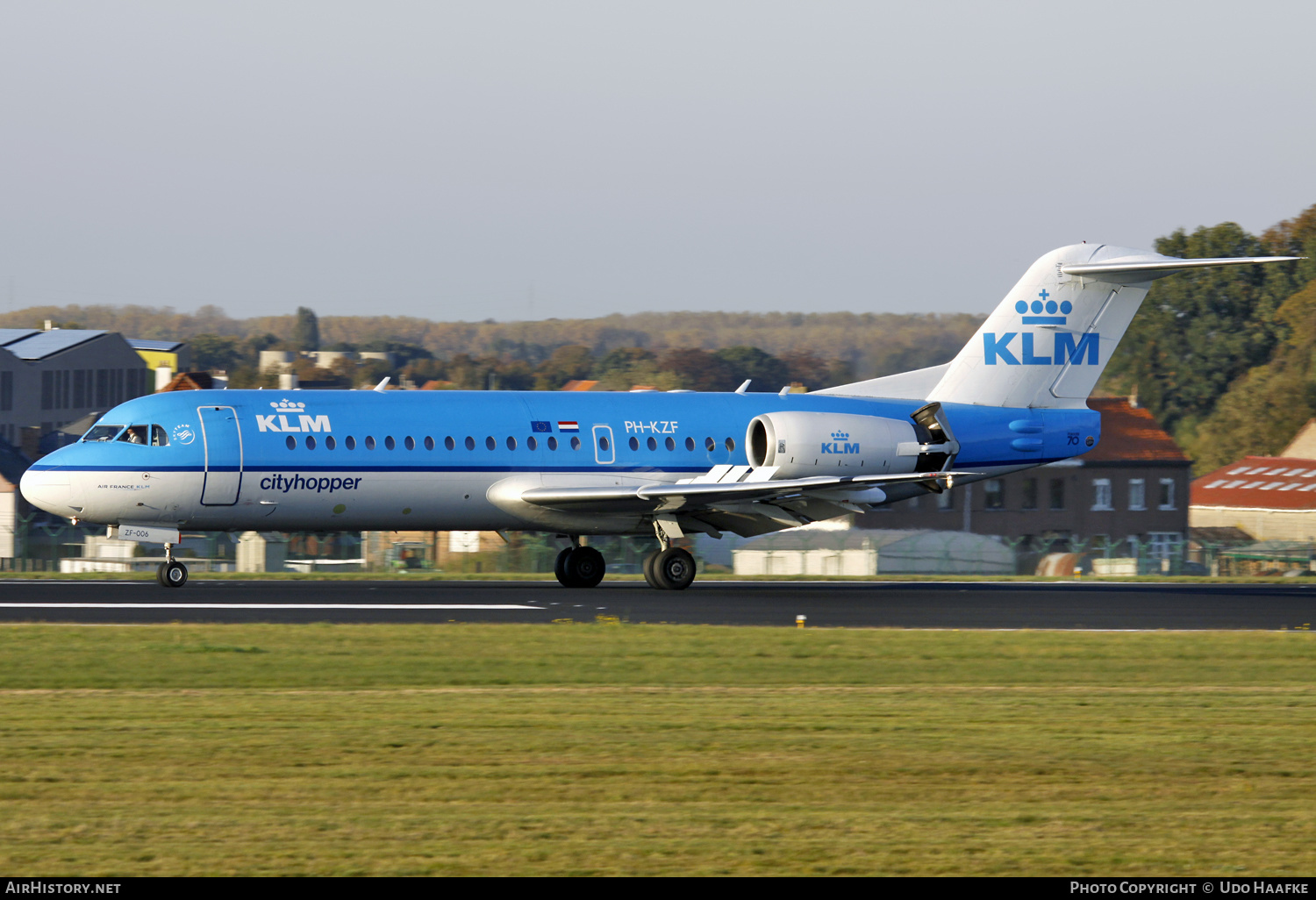 Aircraft Photo of PH-KZF | Fokker 70 (F28-0070) | KLM Cityhopper | AirHistory.net #566703