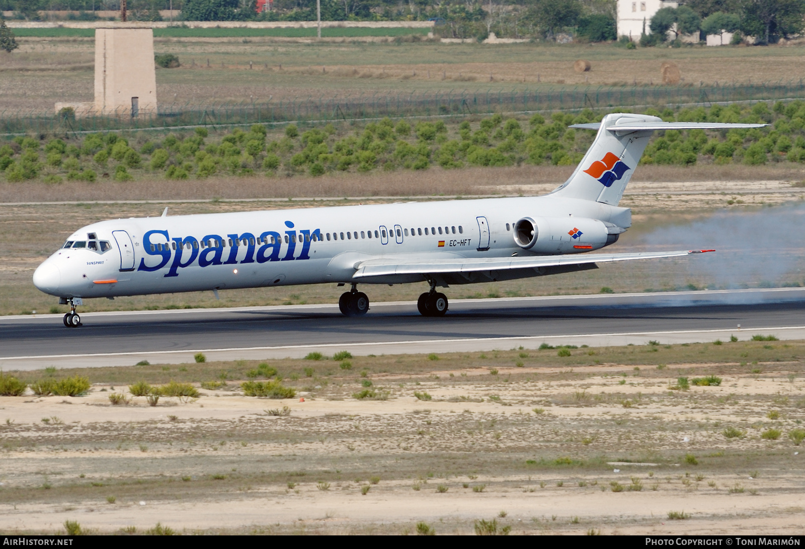 Aircraft Photo of EC-HFT | McDonnell Douglas MD-82 (DC-9-82) | Spanair | AirHistory.net #566711