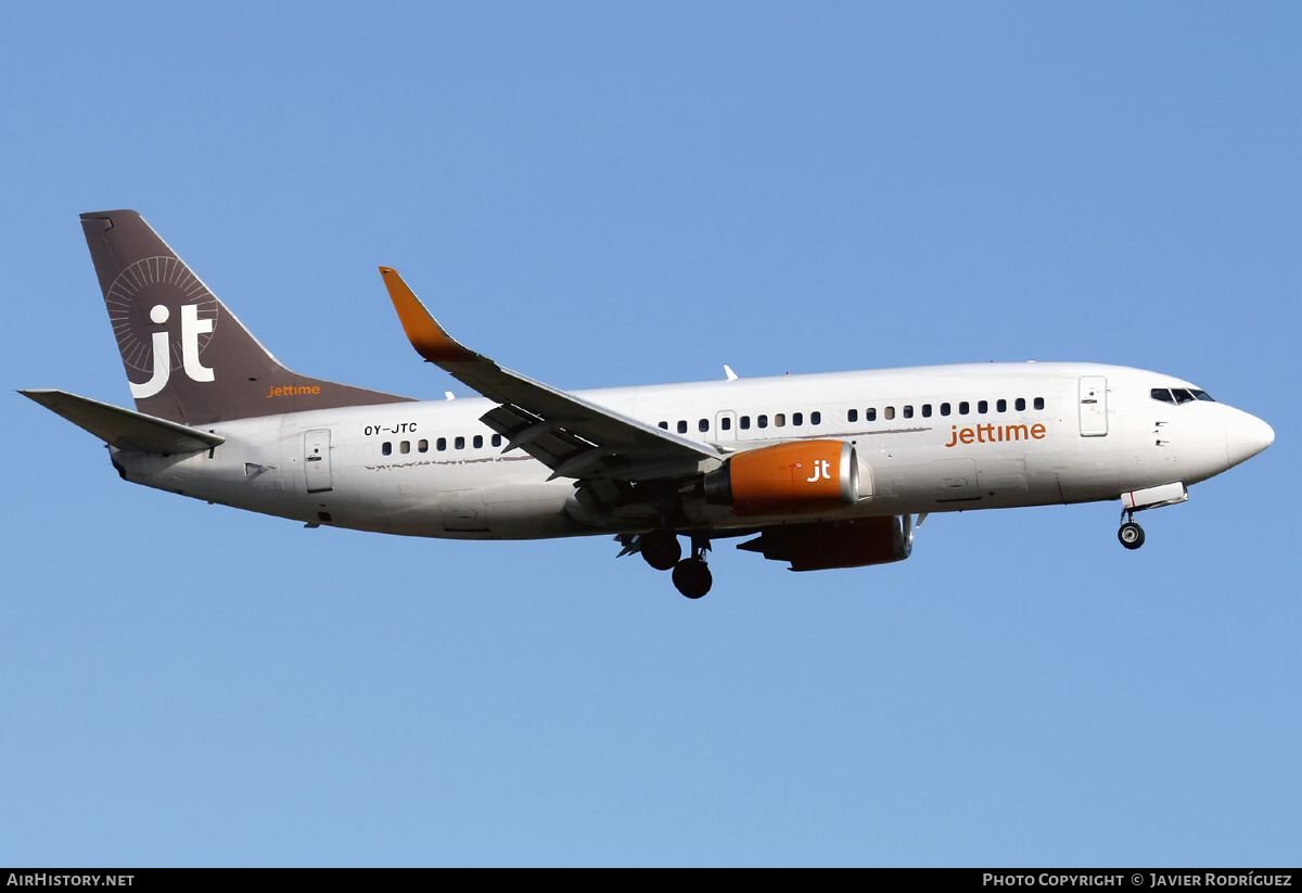 Aircraft Photo of OY-JTC | Boeing 737-3L9 | Jettime | AirHistory.net #566715