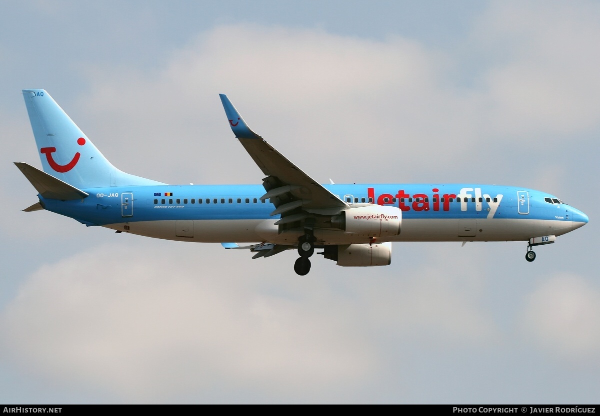 Aircraft Photo of OO-JAQ | Boeing 737-8K5 | Jetairfly | AirHistory.net #566718