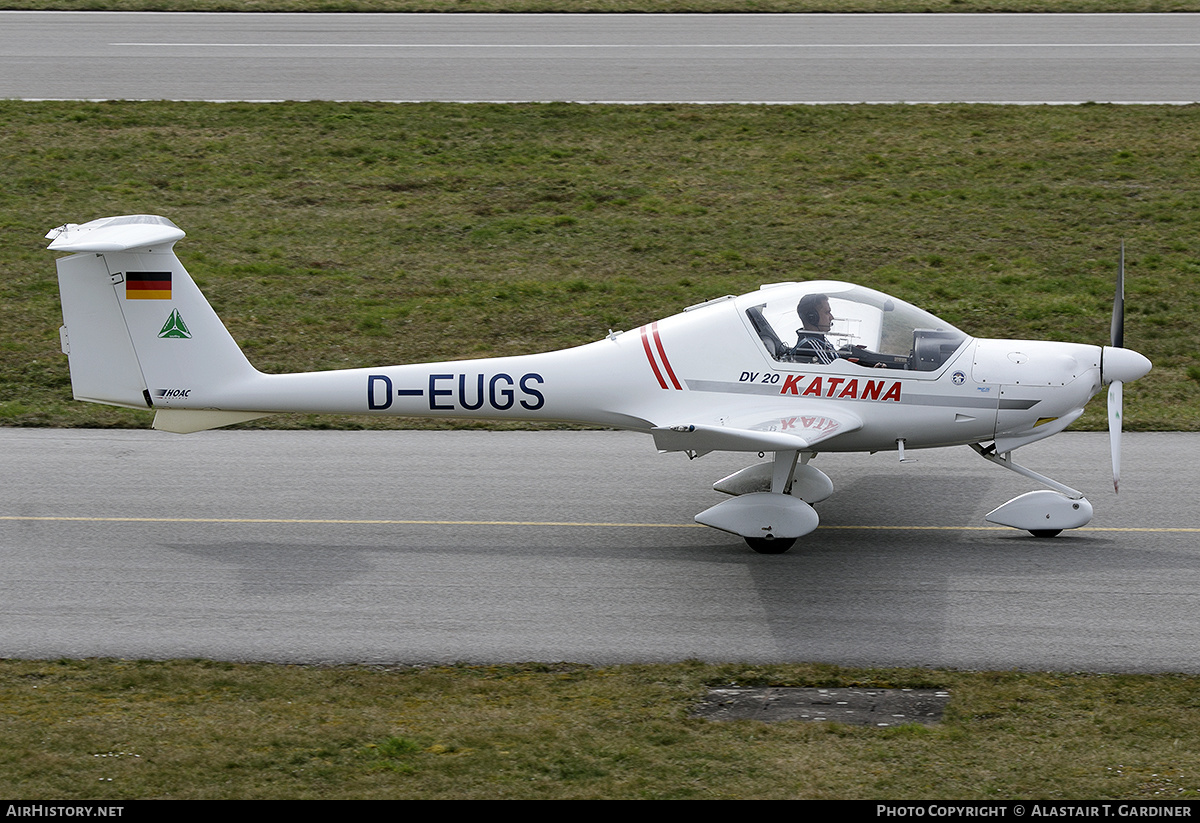 Aircraft Photo of D-EUGS | HOAC DV-20 Katana | Luftsportverein Straubing | AirHistory.net #566743
