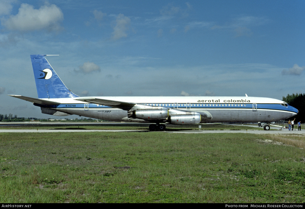 Aircraft Photo of N70798 | Boeing 707-321(F) | Aerotal - Aerolíneas Territoriales de Colombia | AirHistory.net #566755