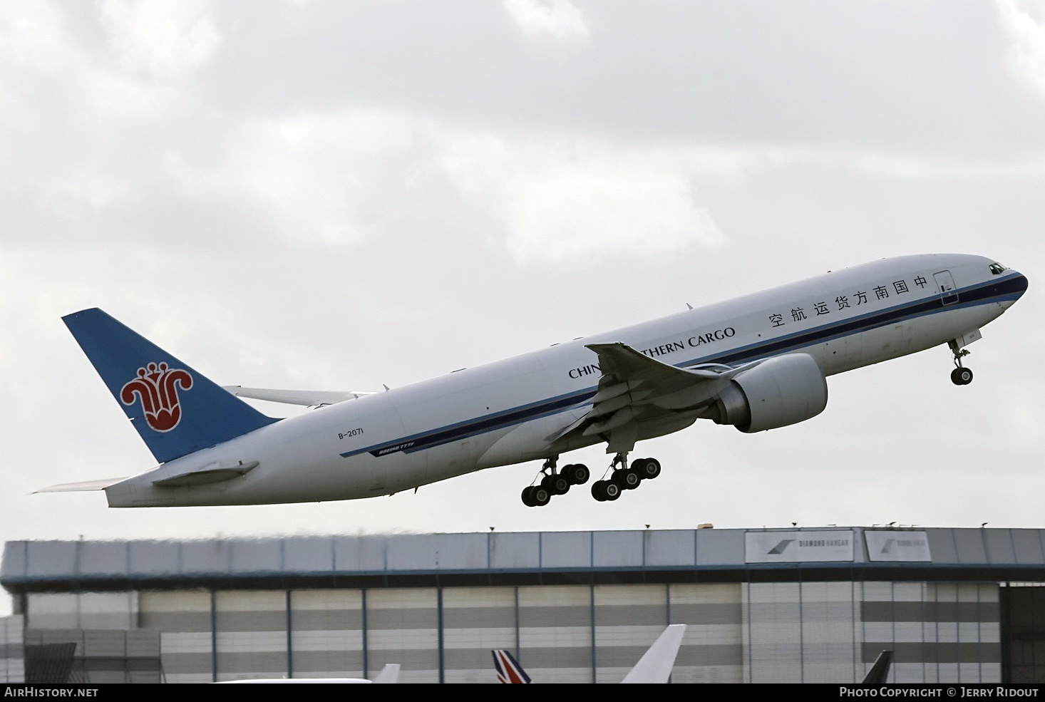 Aircraft Photo of B-2071 | Boeing 777-F1B | China Southern Airlines Cargo | AirHistory.net #566764