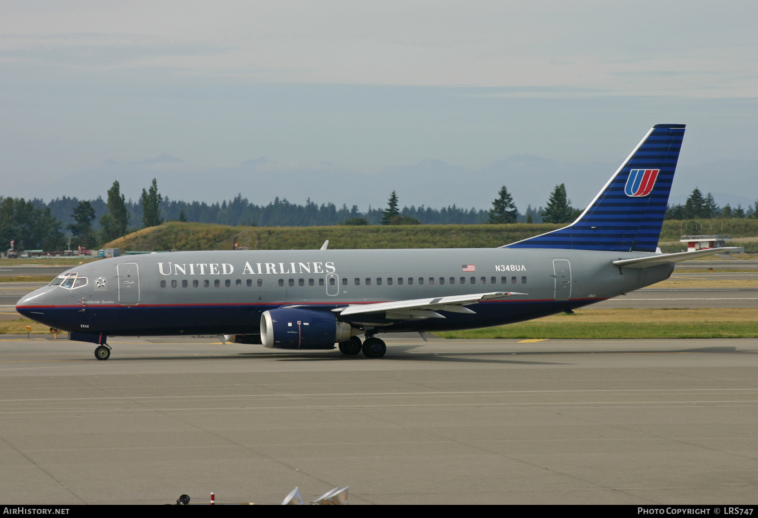Aircraft Photo of N348UA | Boeing 737-322 | United Airlines | AirHistory.net #566772