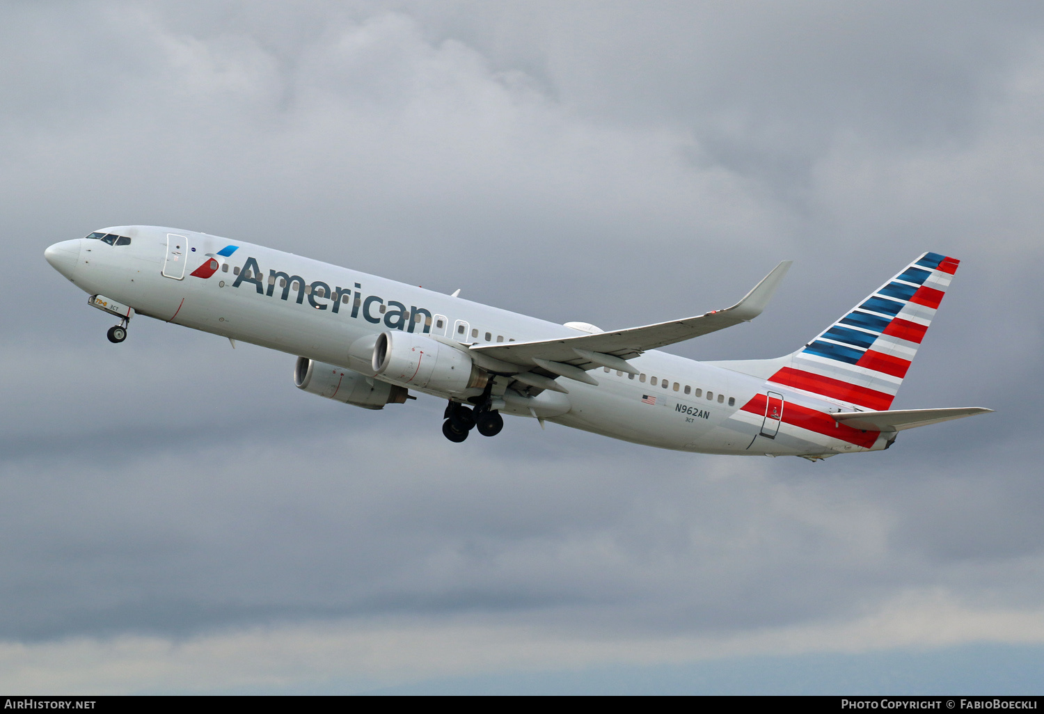 Aircraft Photo of N962AN | Boeing 737-823 | American Airlines | AirHistory.net #566809