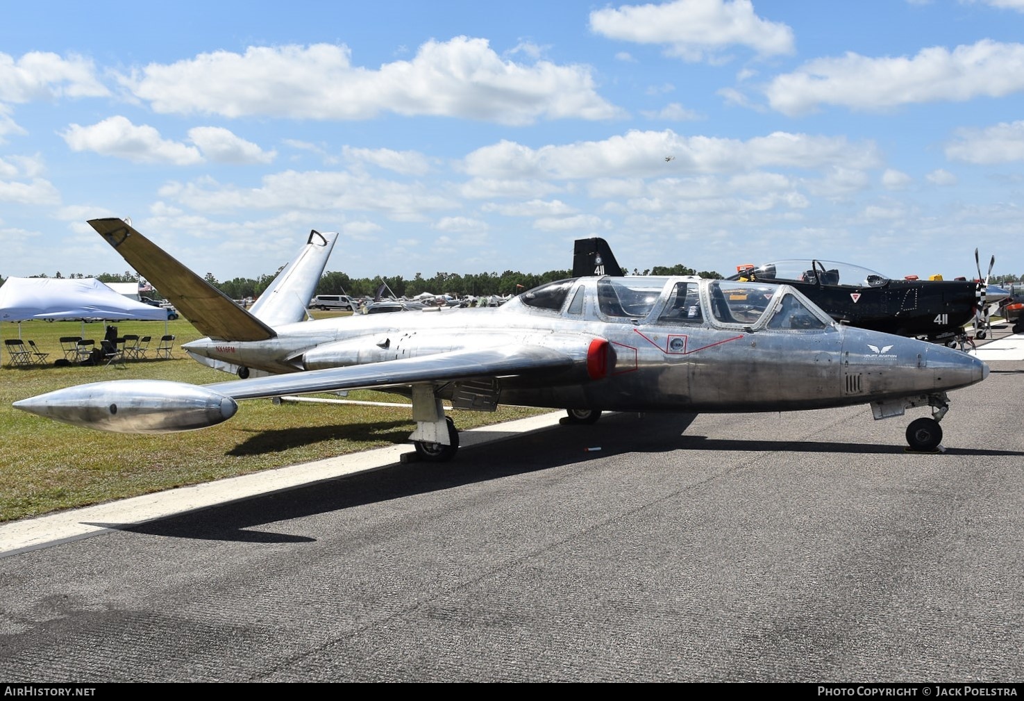 Aircraft Photo of N16FM / NX16FM | Fouga CM-170R Magister | Uplift Aviation | AirHistory.net #566813