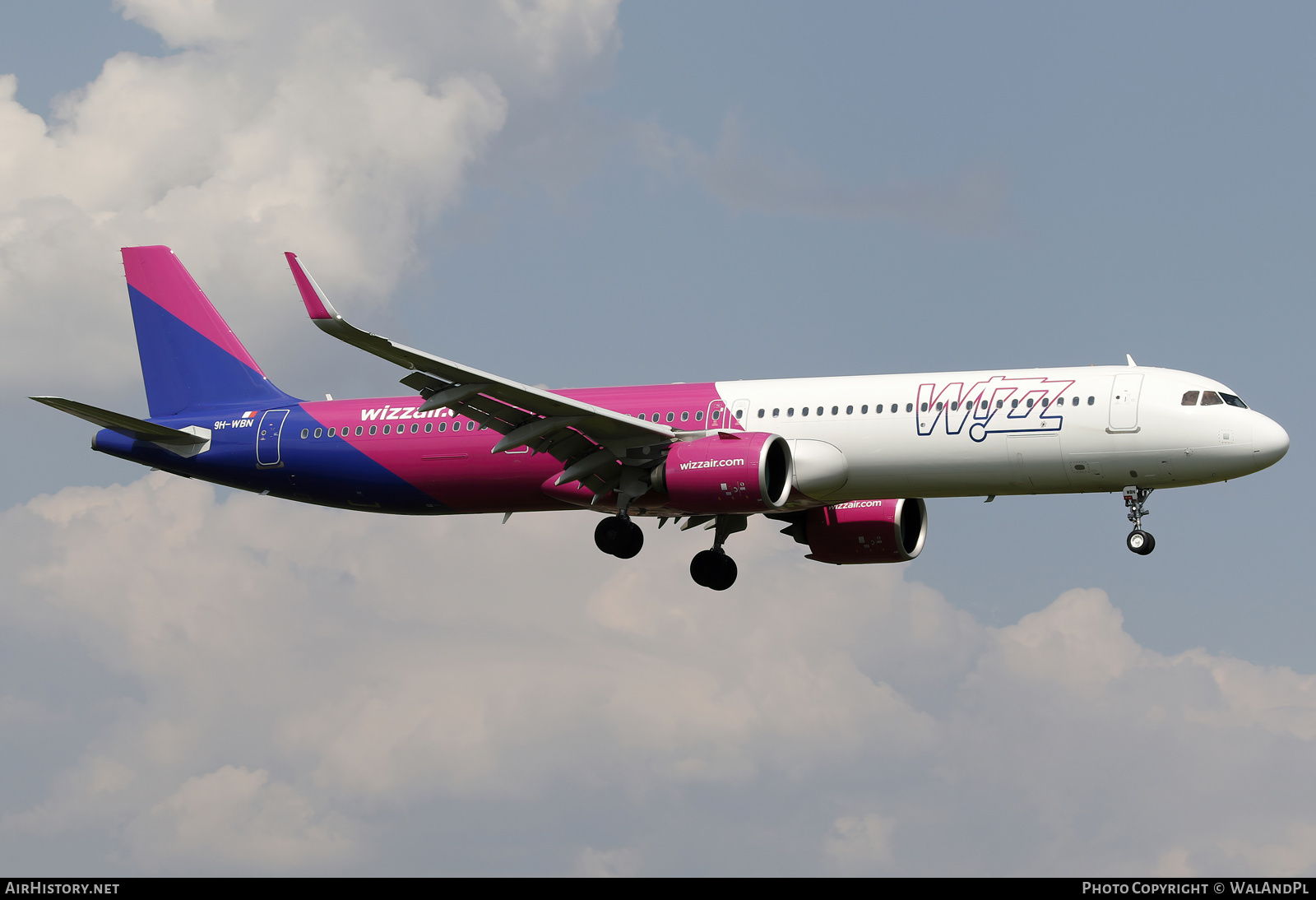 Aircraft Photo of 9H-WBN | Airbus A321-271NX | Wizz Air | AirHistory.net #566814