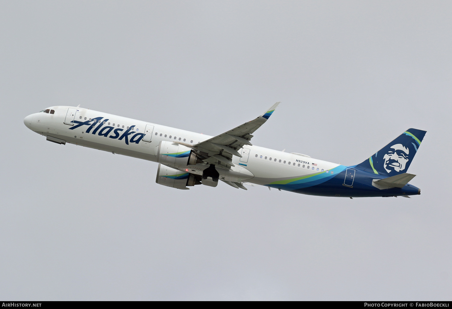 Aircraft Photo of N929VA | Airbus A321-253N | Alaska Airlines | AirHistory.net #566819